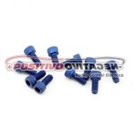 Team Associated 4-40 Aluminum Socket Head Hex Screw (Blue) (10)