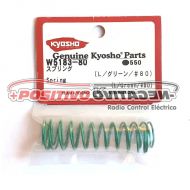 Kyosho Rear Shock Spring Long (Dark Green - #80)