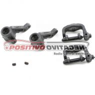 Losi Front Spindles & Carriers: XXX-S