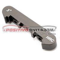 Team Losi Racing Aluminum 3° High Roll Center Toe Plate (TLR 22)