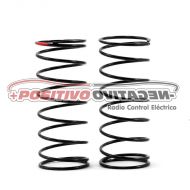 Team Losi Racing Front Shock Spring Set (2.5 Rate/Red) (TLR 22)