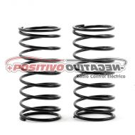 Team Losi Racing Front Shock Spring Set (4.1 Rate/Black) (TLR 22)