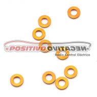 XRAY 3x6x1.0mm Aluminum Shim (Orange) (10) 