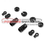 XRAY Composite Shock Parts - Rebound Hole - Short