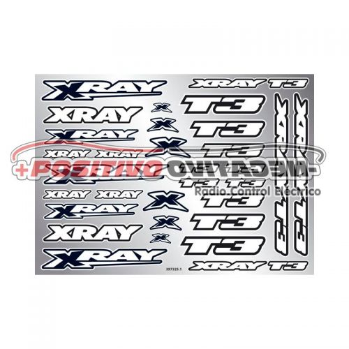 XRAY XRAY T4 Sticker For Body White XRA397326 