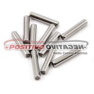 XRAY 2x9.8mm Polished Chrome Pin (10)